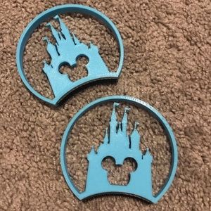 Aloha Ears Design Tiffany Blue Castle Silhouettes